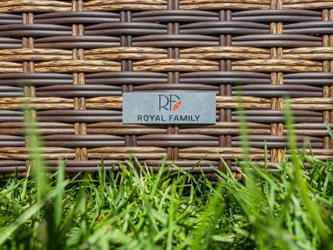 Лаунж-зона KARL с трёхместным диваном (коричневая)