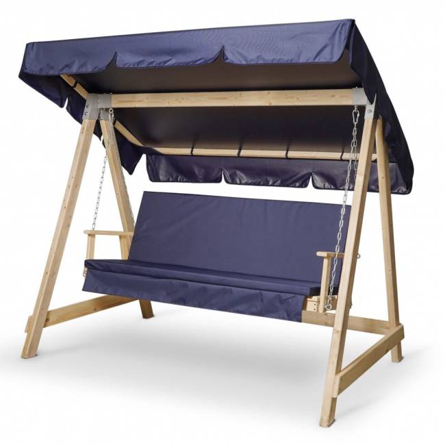 Матрас Синий для деревянных качелей СЕЛЕНА