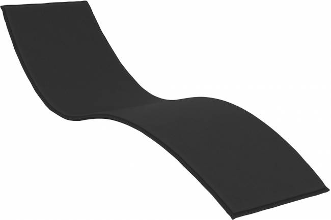 Матрас для шезлонга Slim черный 2040х620х30 мм